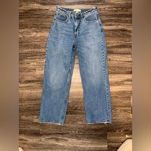 Abercrombie and Fitch loose jeans